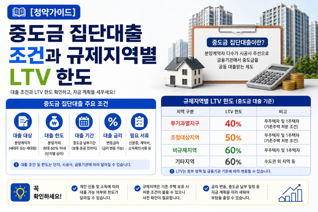 중도금 집단대출