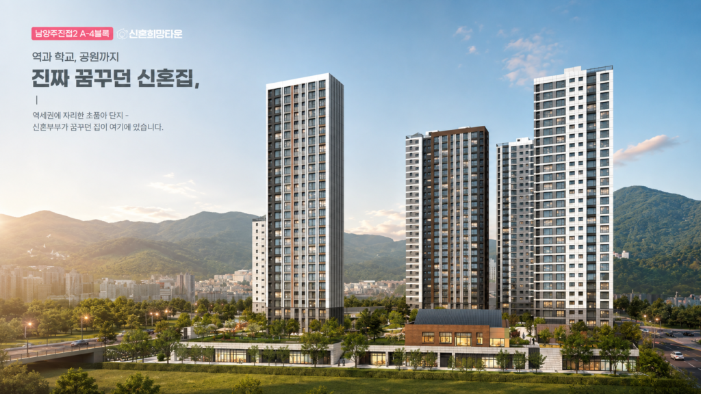 남양주진접2지구 a 4블록 신혼희망타운